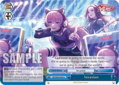 Invasion BD/WE49-E60 BanG Dream! 10th Anniversary! Premium Booster Card