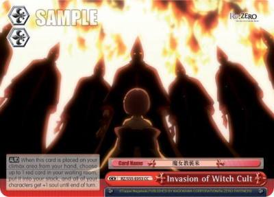 Invasion of Witch Cult RZ/S55-E053 CC Re:ZERO Vol.2 Card