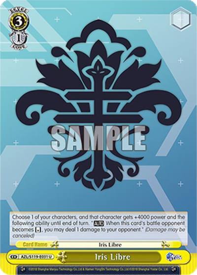 Iris Libre AZL/S119-E031 Azur Lane Vol. 2 Card