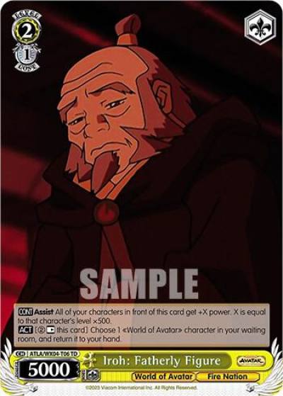 Iroh Fatherly Figure ATLA/WX04-T06 TD Avatar: The Last Airbender Card