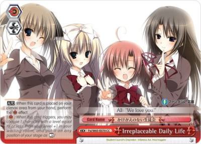 Irreplaceable Daily Life Fsi/W65-E070 CC Fujimi Fantasia Bunko Card