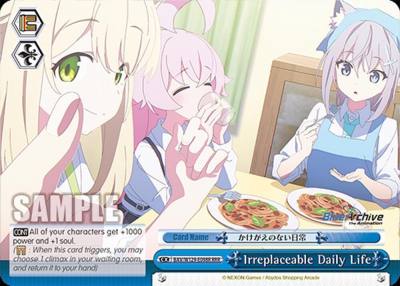 Irreplaceable Daily Life RRR BAV/W129-E098R Blue Archive The Animation Card