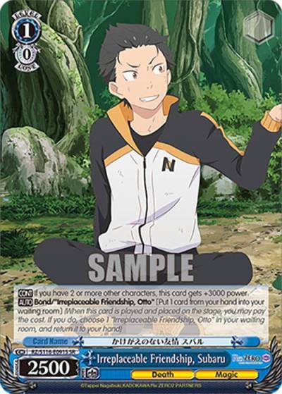Irreplaceable Friendship Subaru SR RZ/S116-E091S Re:ZERO -Starting Life in Another World- Vol.3 Card