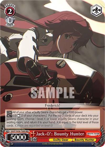 Jack O Bounty Hunter RRR GGST/SX06-T08R RRR Guilty Gear -Strive- Card