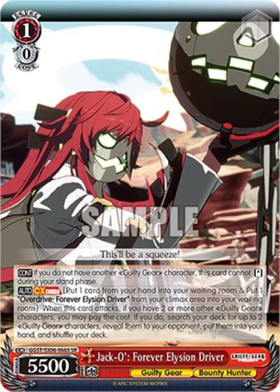 Jack O Forever Elysion Driver SR GGST/SX06-066S SR Guilty Gear -Strive- Card