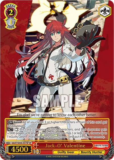 Jack O Valentine SP GGST/SX06-057SP SP Guilty Gear -Strive- Card