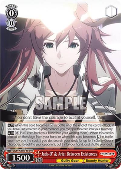 Jack O and Aria Between Existences GGST/SX06-T04 TD Guilty Gear -Strive- Card