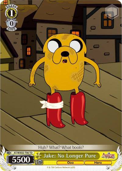 Jake No Longer Pure AT/WX02-T06 TD Adventure Time Card