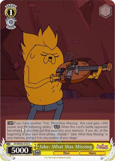 Jake What Was Missing AT/WX02-016 U Adventure Time Card