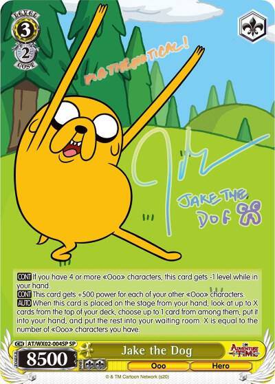 Jake the Dog SP AT/WX02-004SP SP Adventure Time Card