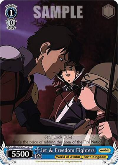 Jet and Freedom Fighters ATLA/WX04-T14 TD Avatar: The Last Airbender Card