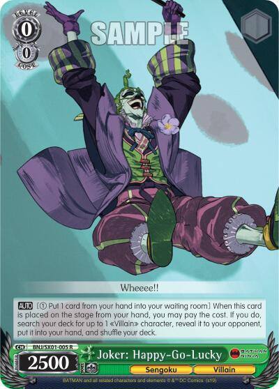 Joker Happy Go Lucky BNJ/SX01-005 R Batman Ninja Card