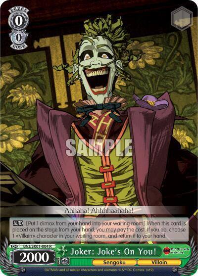 Joker Jokes On You BNJ/SX01-004 R Batman Ninja Card