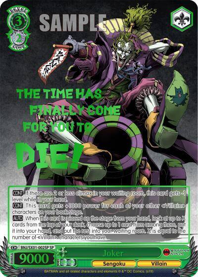 Joker SP BNJ/SX01-002SP SP Batman Ninja Card