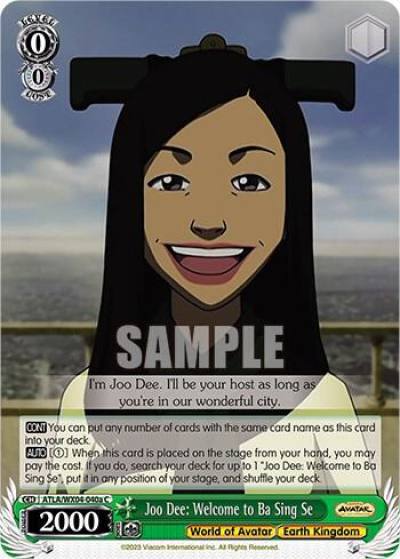 Joo Dee Welcome to Ba Sing Se a ATLA/WX04-040a C Avatar: The Last Airbender Card