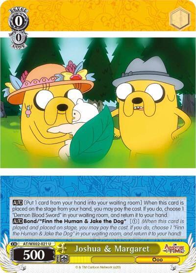 Joshua and Margaret AT/WX02-021 U Adventure Time Card