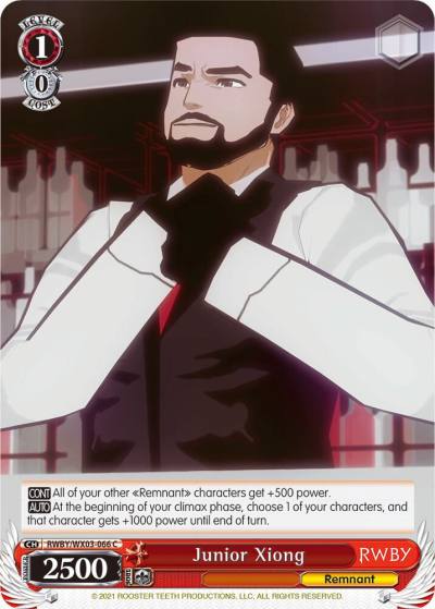 Junior Xiong RWBY/WX03-066 C RWBY Card