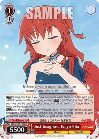 Just Imagine Ikuyo Kita BTR/W107-E084 U BOCCHI THE ROCK! Card