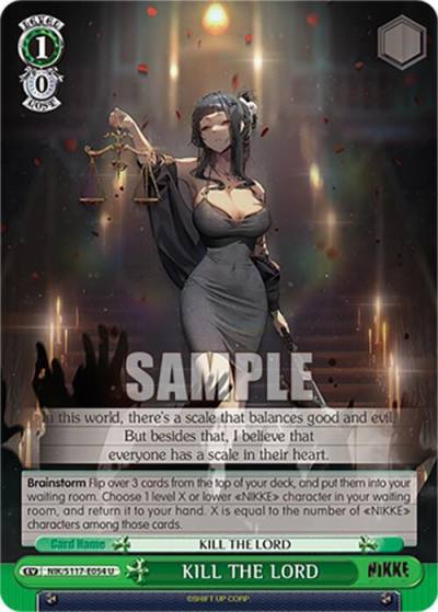 KILL THE LORD NIK/S117-E054 U GODDESS OF VICTORY: NIKKE Card