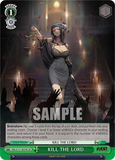 KILL THE LORD SR NIK/S117-E054S SR GODDESS OF VICTORY: NIKKE Card