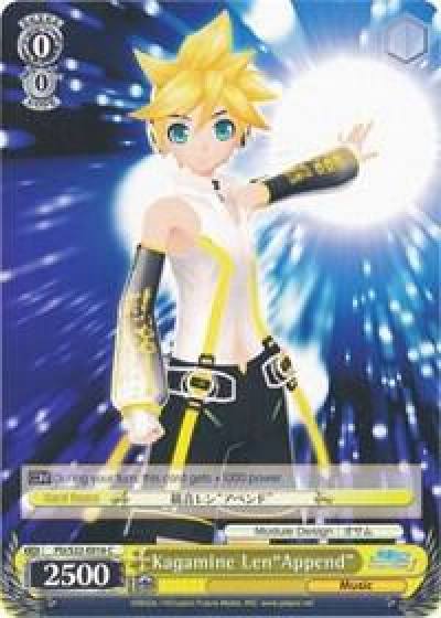 Kagamine LenAppend PD/S22-E016 C Hatsune Miku -Project DIVA- f Card