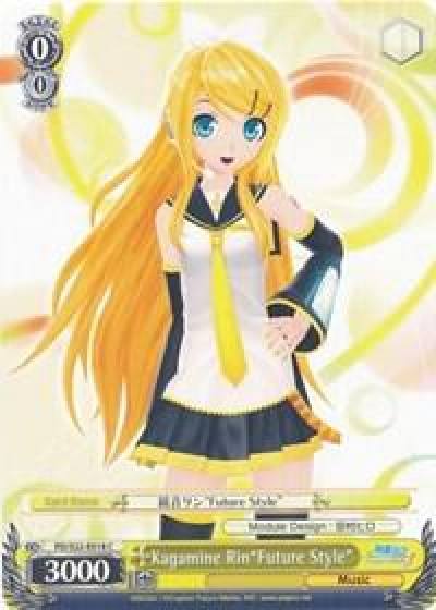 Kagamine RinFuture Style PD/S22-E018 C Hatsune Miku -Project DIVA- f Card