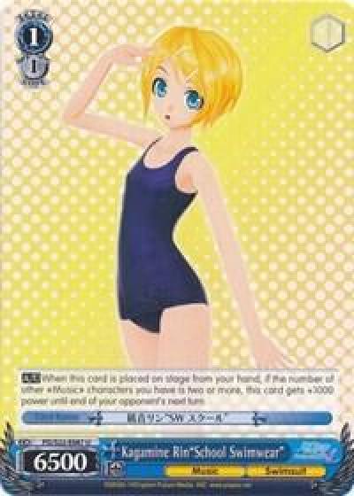 Kagamine RinSchool Swimwear PD/S22-E087 U Hatsune Miku -Project DIVA- f Card