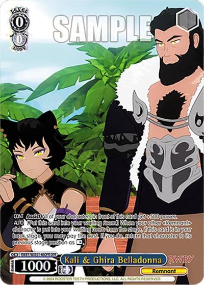 Kali and Ghira Belladonna OFR RWBY/WXE01-46OFR OFR RWBY Premium Booster Card