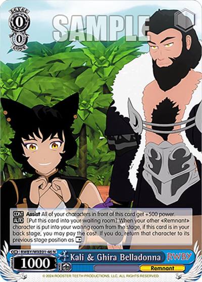 Kali and Ghira Belladonna RWBY/WXE01-46 N RWBY Premium Booster Card