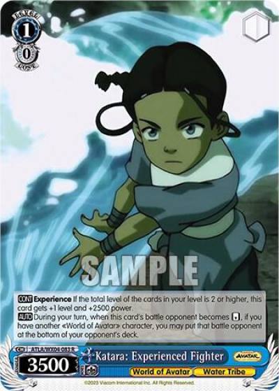 Katara Experienced Fighter ATLA/WX04-083 R Avatar: The Last Airbender Card