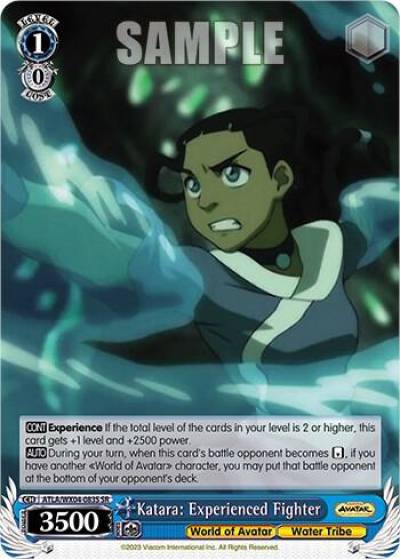 Katara Experienced Fighter SR ATLA/WX04-083S SR Avatar: The Last Airbender Card