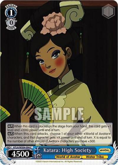 Katara High Society ATLA/WX04-094 C Avatar: The Last Airbender Card