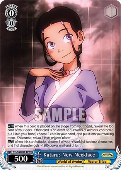 Katara New Necklace ATLA/WX04-T09 TD Avatar: The Last Airbender Card