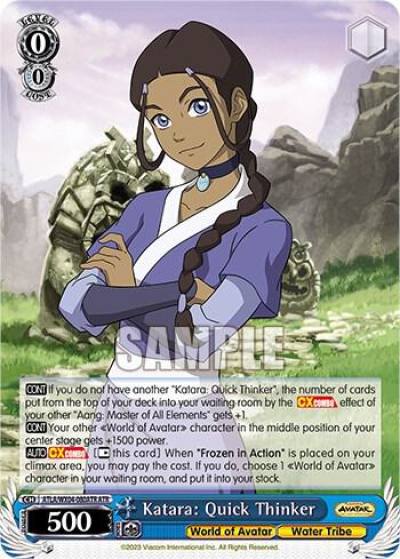 Katara Quick Thinker ATR ATLA/WX04-080ATR ATR Avatar: The Last Airbender Card