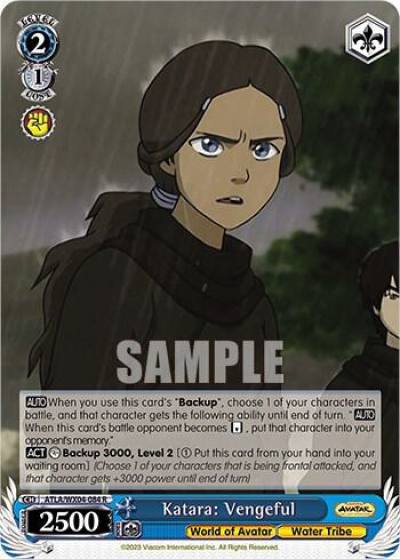 Katara Vengeful ATLA/WX04-084 R Avatar: The Last Airbender Card