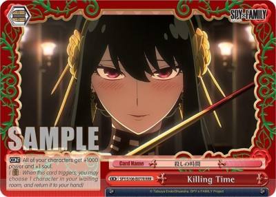 Killing Time RRR SPY/S106-E077R RRR SPY x FAMILY Card