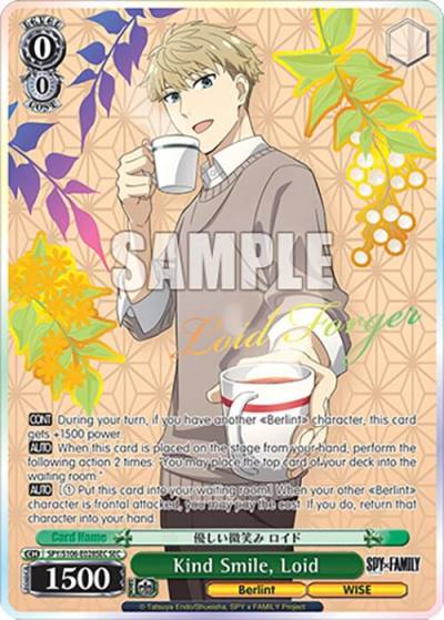 Kind Smile Loid SEC SPY/S106-E028SEC SEC SPY x FAMILY Card