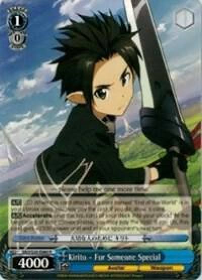 Kirito For Someone Special SAO/S20-E080 R Sword Art Online Card