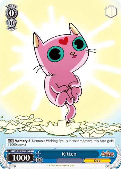 Kitten AT/WX02-081 R Adventure Time Card