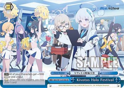 Kivotos Halo Festival BAV/W112-E140 CR Blue Archive Card