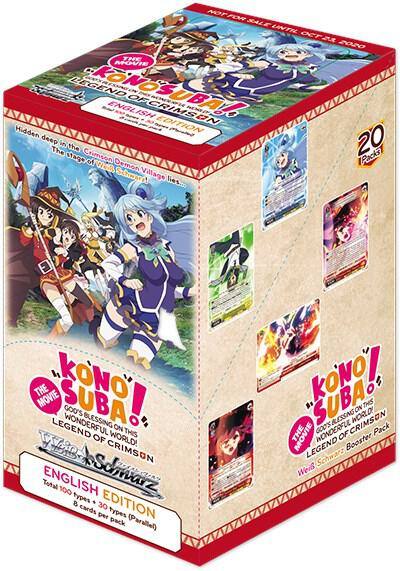 KonoSuba The Movie Legend of Crimson Booster Box  KonoSuba The Movie: Legend of Crimson Card