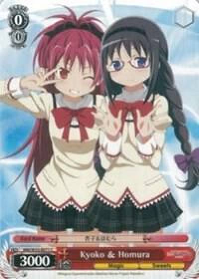 Kyoko and Homura MM/W35-E071 C Puella Magi Madoka Magica the Movie -Rebellion- Card