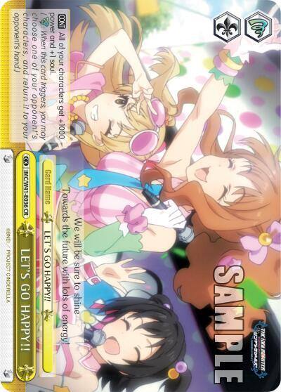 LETS GO HAPPY IMC/W41-E036 CR The iDOLM@STER Cinderella Girls Card