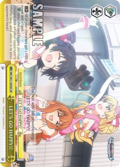 LETS GO HAPPY SR IMC/W41-E036S SR The iDOLM@STER Cinderella Girls Card