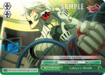 Labryss Wrath P4/EN-S01-045 CR Persona 4 ver.E Card