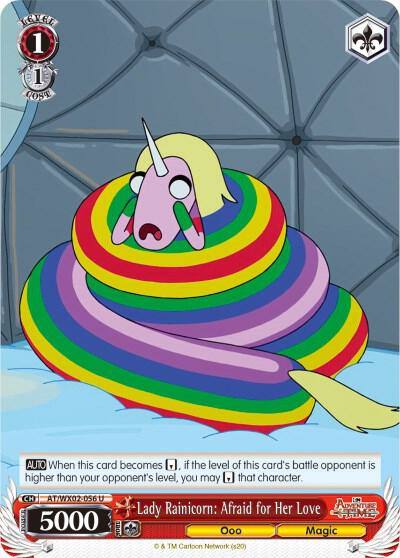 Lady Rainicorn Afraid for Her Love AT/WX02-056 U Adventure Time Card