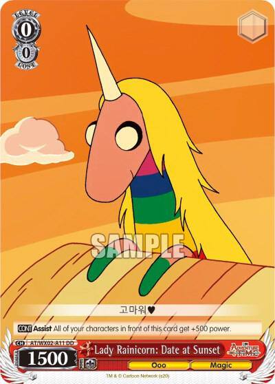 Lady Rainicorn Date at Sunset AT/WX02-A11 Adventure Time Card