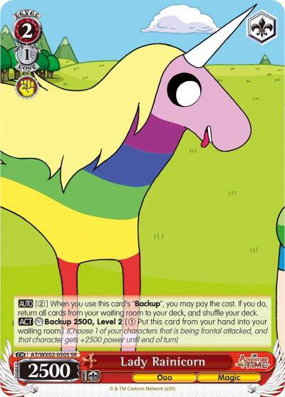 Lady Rainicorn SR AT/WX02-050S SR Adventure Time Card