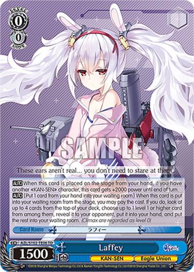 Laffey AZL/S102-TE06 TD Azur Lane Card