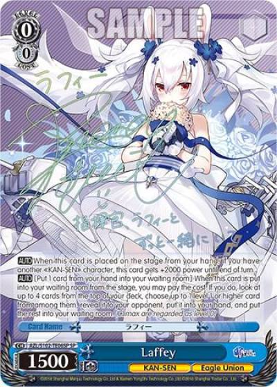 Laffey SP Gold Signature AZL/S102-TE06SP SP Azur Lane Card
